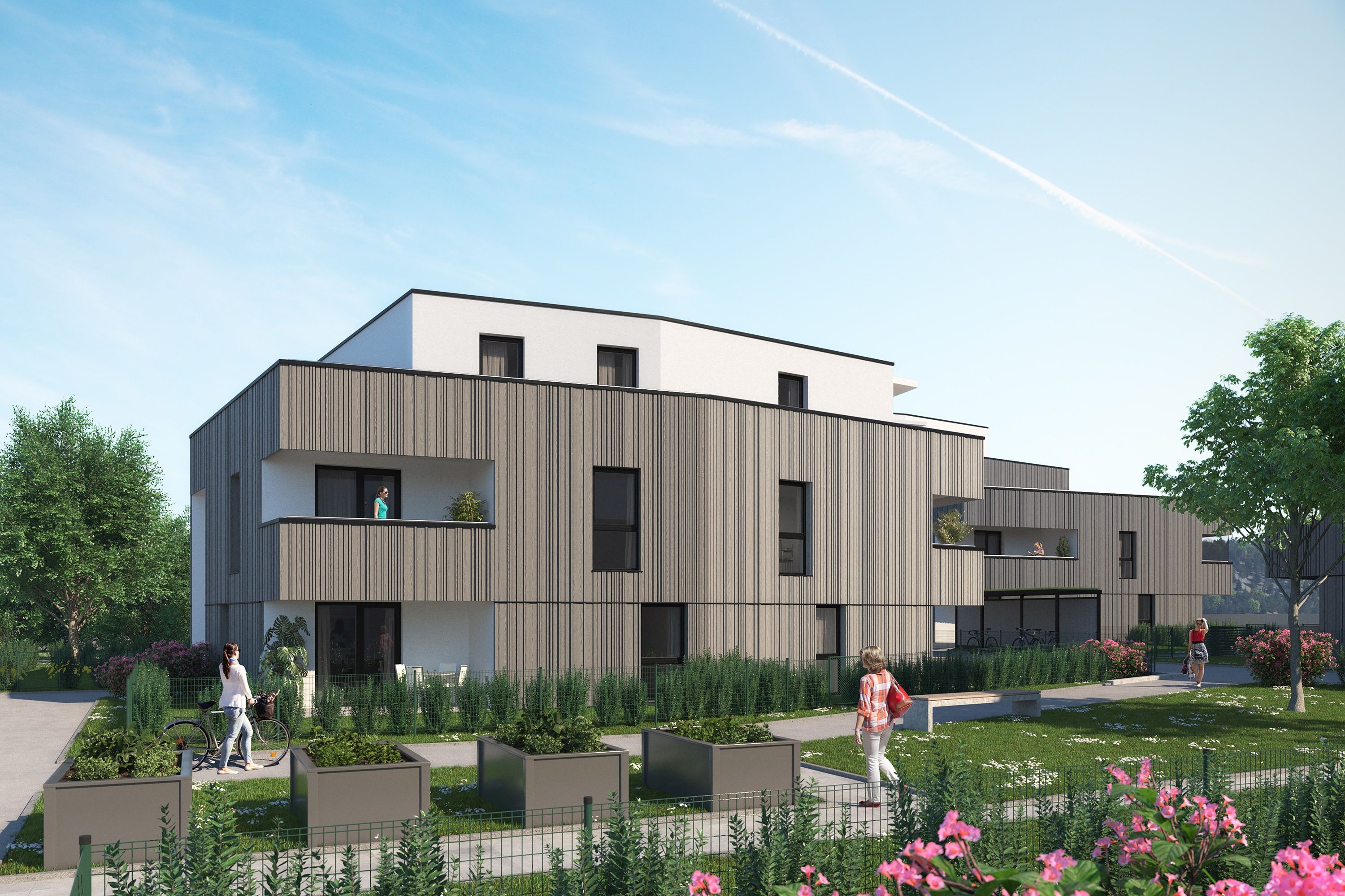 Grödig, Neue Heimat Straße, Bauabschnitt 1: Mietwohnungen - GSWB